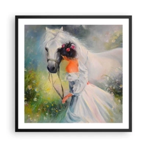 Poster in black frame - Like from a Beautiful Dream - 60x60 cm