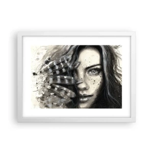 Poster in white frmae - Wild Beauty - 40x30 cm