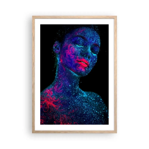 Poster in light oak frame - In Stardust - 50x70 cm