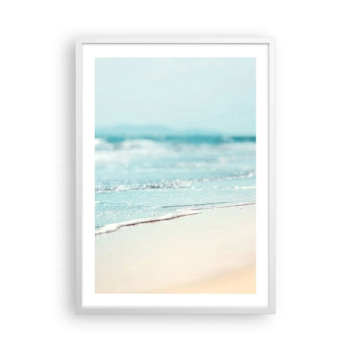 Poster in white frmae - Warmth and Breeze - 50x70 cm