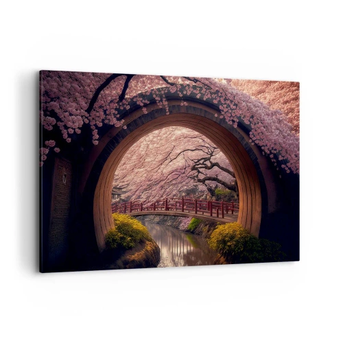 Canvas picture - Japanese Spring - 120x80 cm