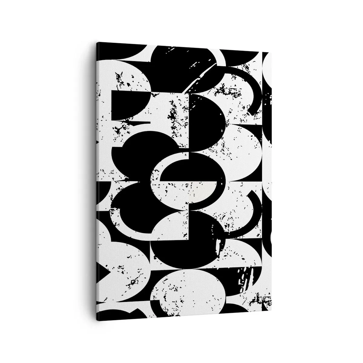 Canvas picture - White Is White and Black Is Black - 50x70 cm