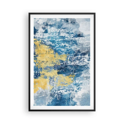 Poster in black frame - Abstract Full of Optimism - 61x91 cm