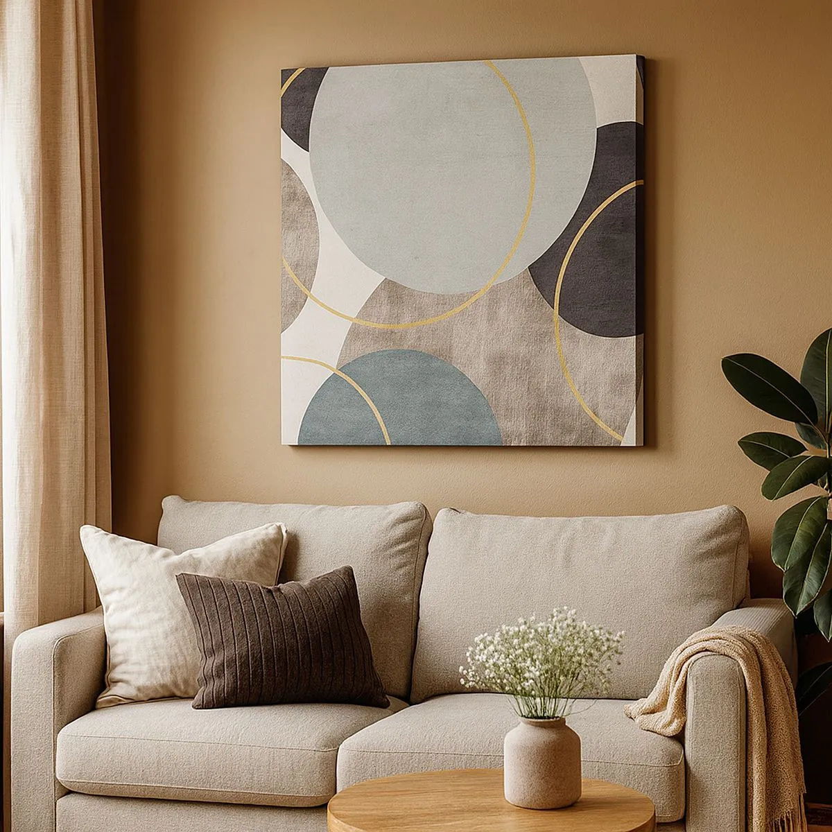 Canvas picture - Wheel after Wheel - 30x30 cm