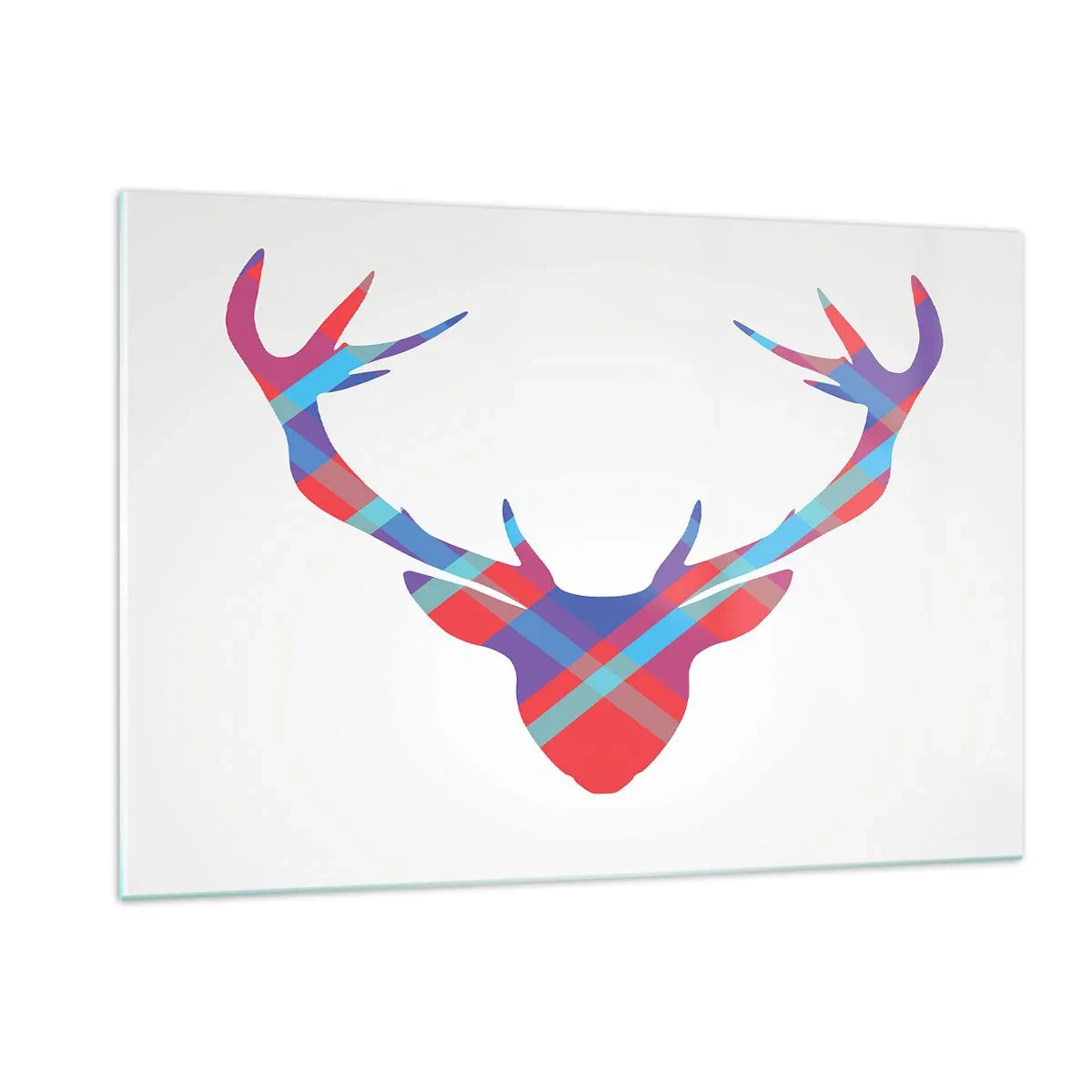 Glass picture - Scottish Deer - 120x80 cm