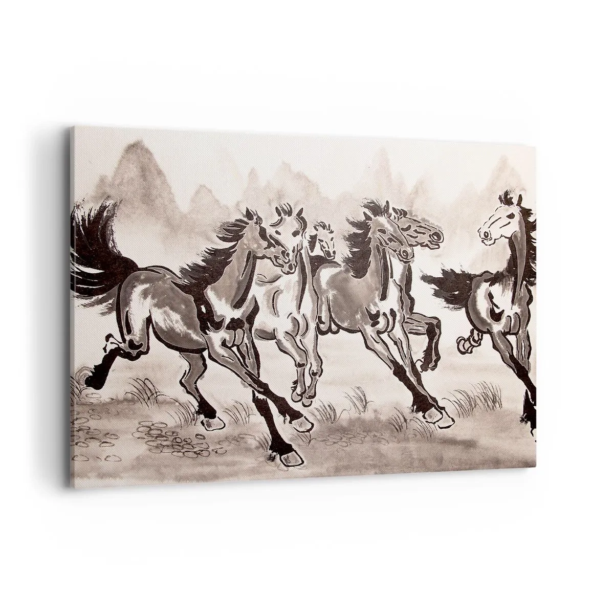 Canvas picture - In Happy Galloping - 100x70 cm
