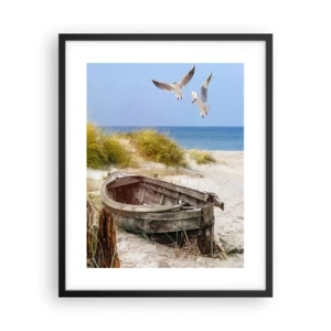 Poster in black frame - Bathed in the Sun - 40x50 cm