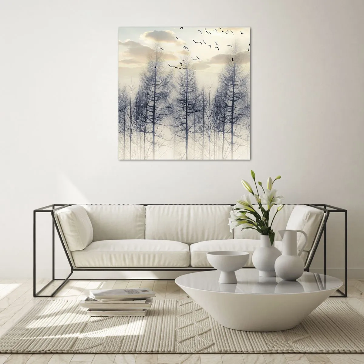 Glass picture - Spirits of the Forest - 60x60 cm