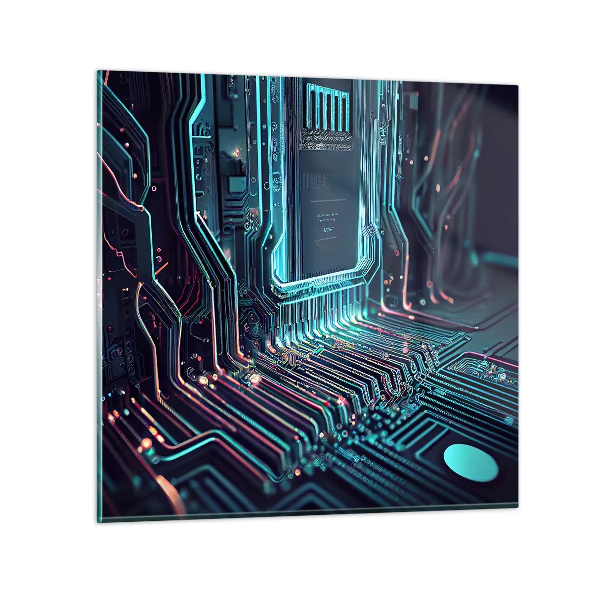 Glass picture - I Was Just Thinking… - 30x30 cm