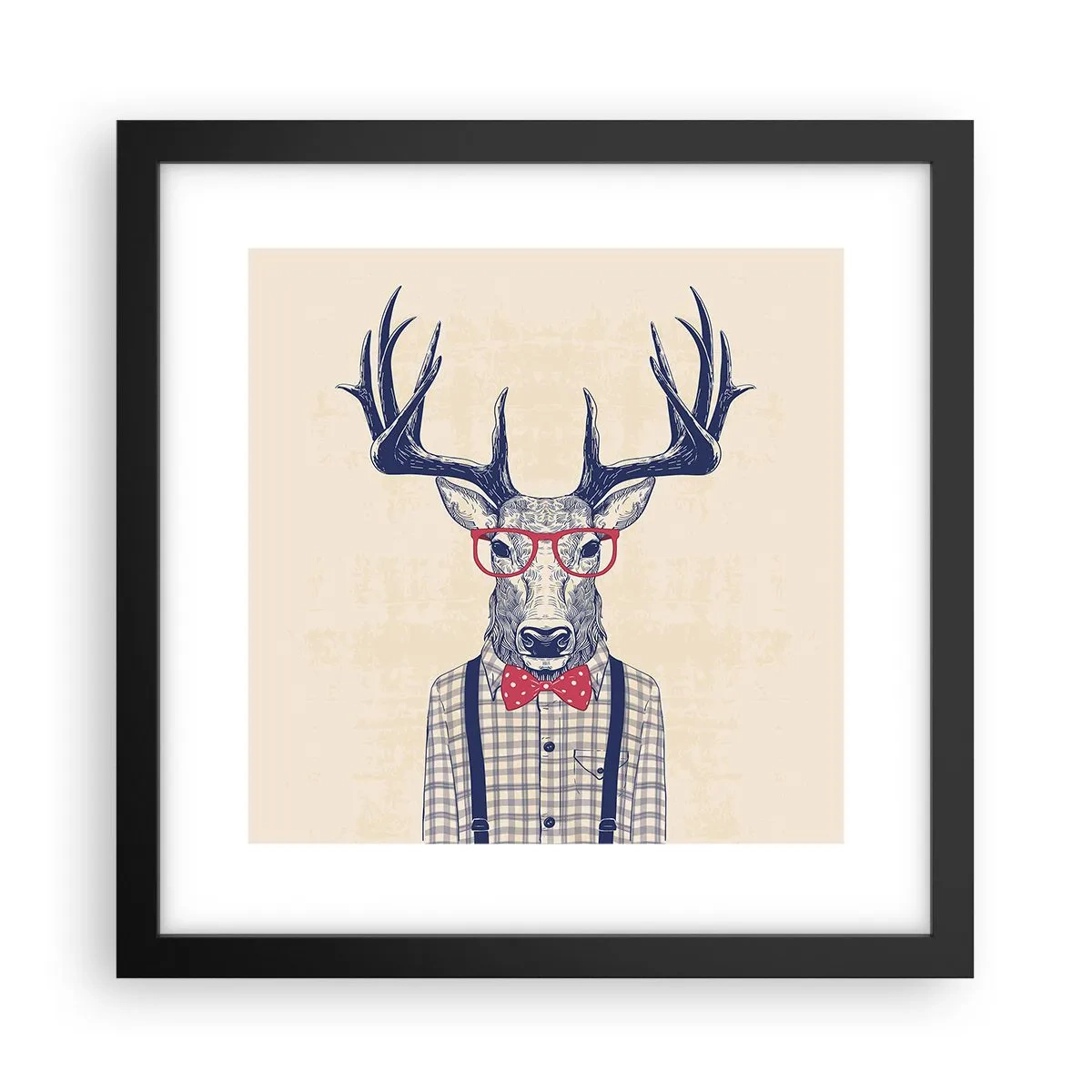 Poster in black frame - Fun Extravagance - 30x30 cm