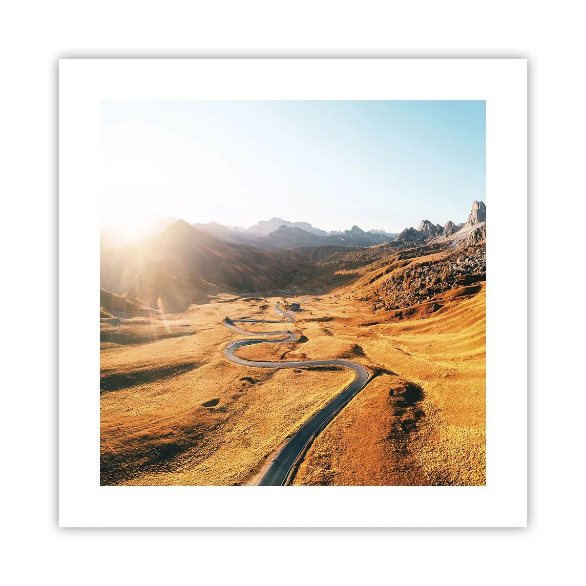 Poster - In a Golden Valley - 40x40 cm