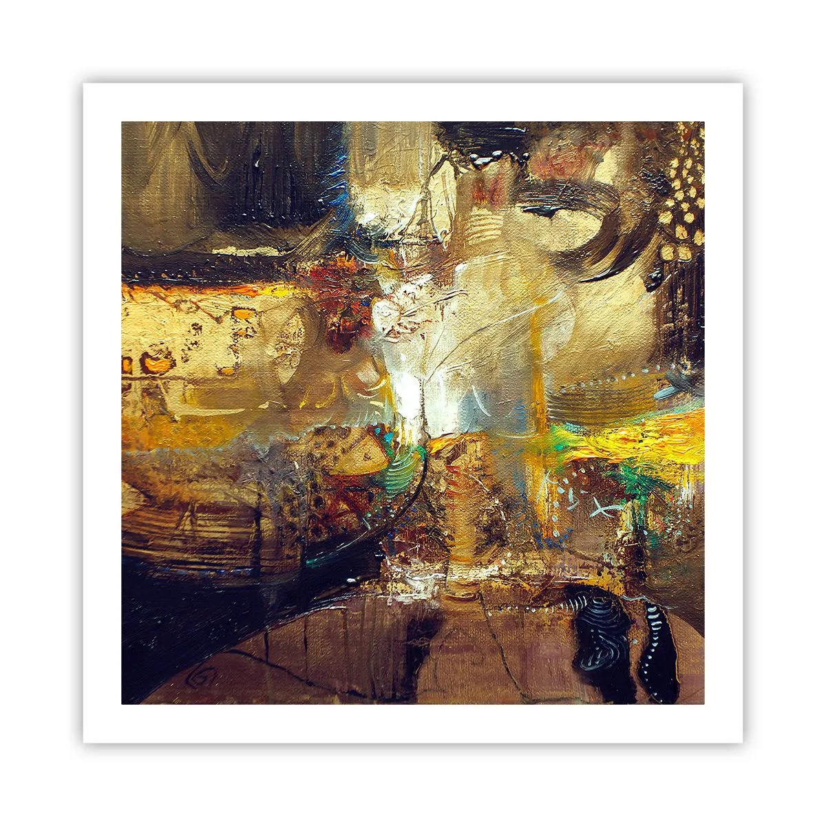 Poster - Cold, Warm, Hot - 60x60 cm