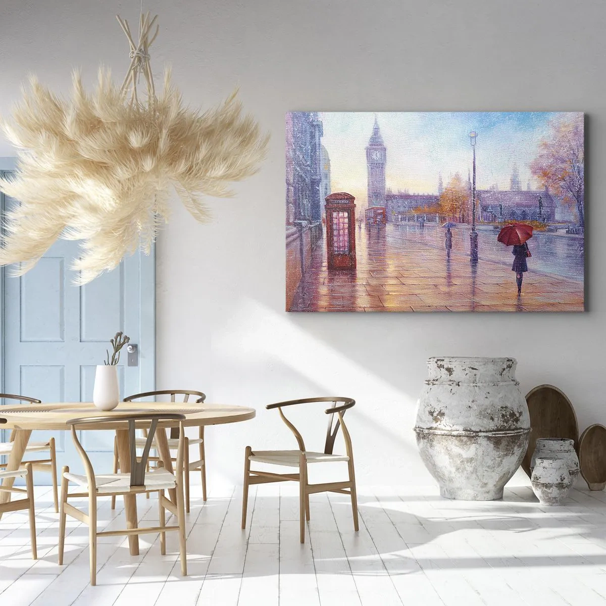Canvas picture - London Autumn Day - 120x80 cm