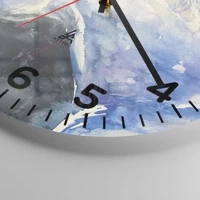 Clock face with numbers