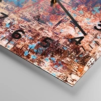 Clock face with numbers