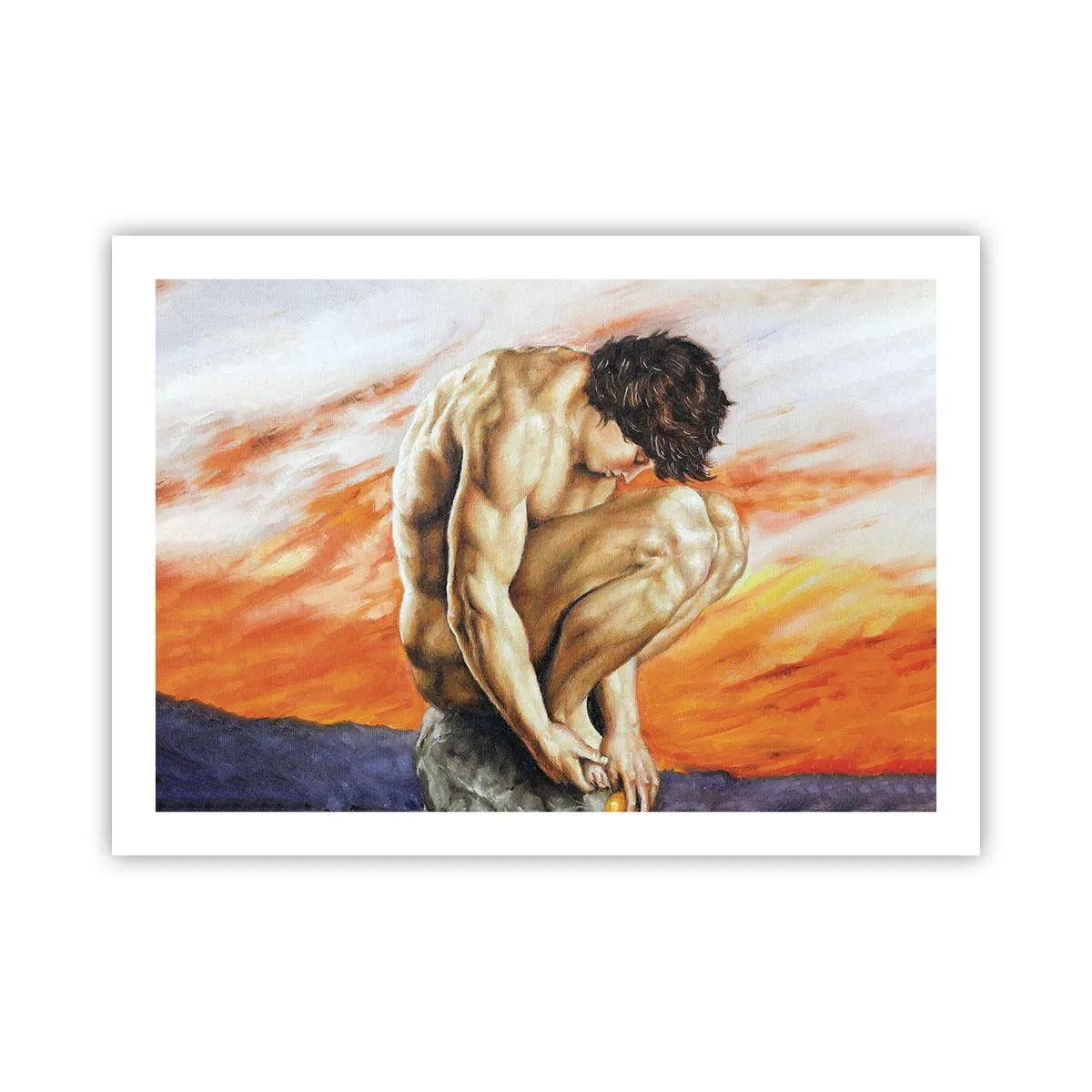 Poster - Submerged in Himself - 70x50 cm