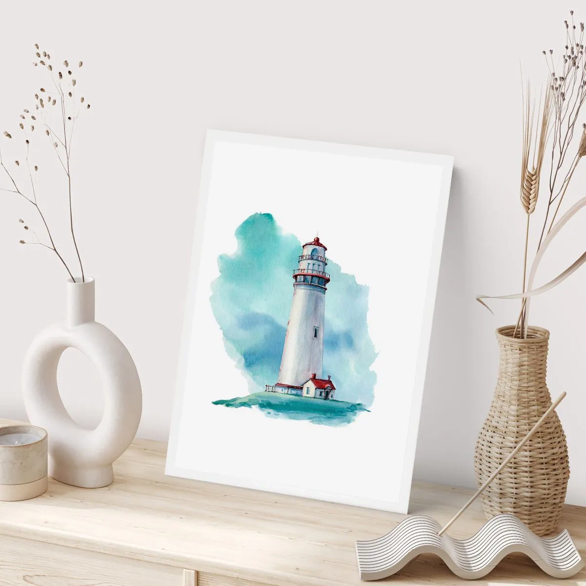 Poster - Gentle Sister of Blue - 30x40 cm