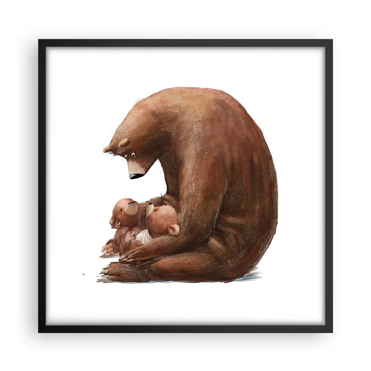 Poster in black frame - Sweet Dreams, Kids - 50x50 cm