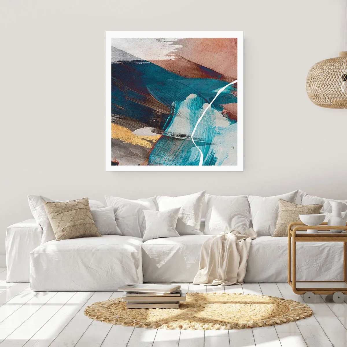 Poster - With Panache and Energy - 60x60 cm