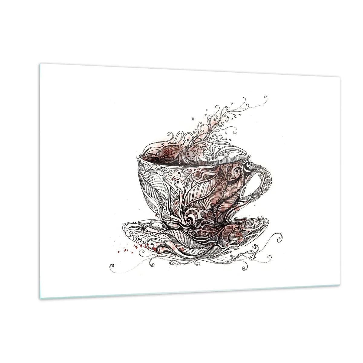 Glass picture - Tea Time - 120x80 cm