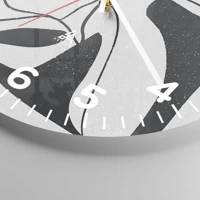 Clock face with numbers