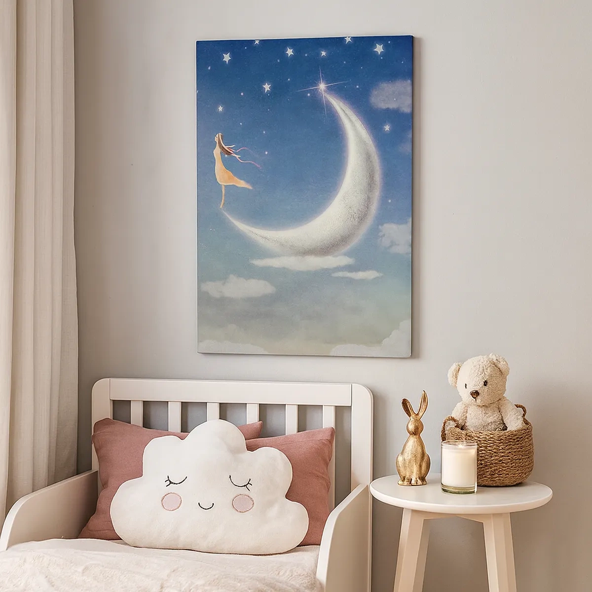 Canvas picture - Blue Suitor - 50x70 cm