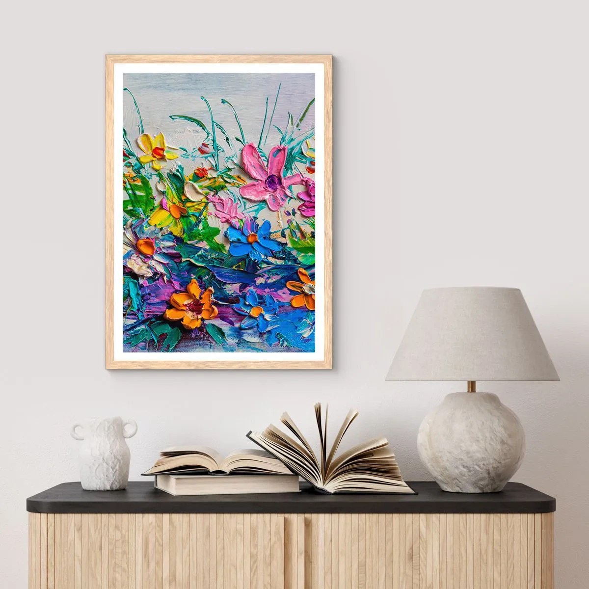 Poster in light oak frame - Not So Still Nature - 30x40 cm