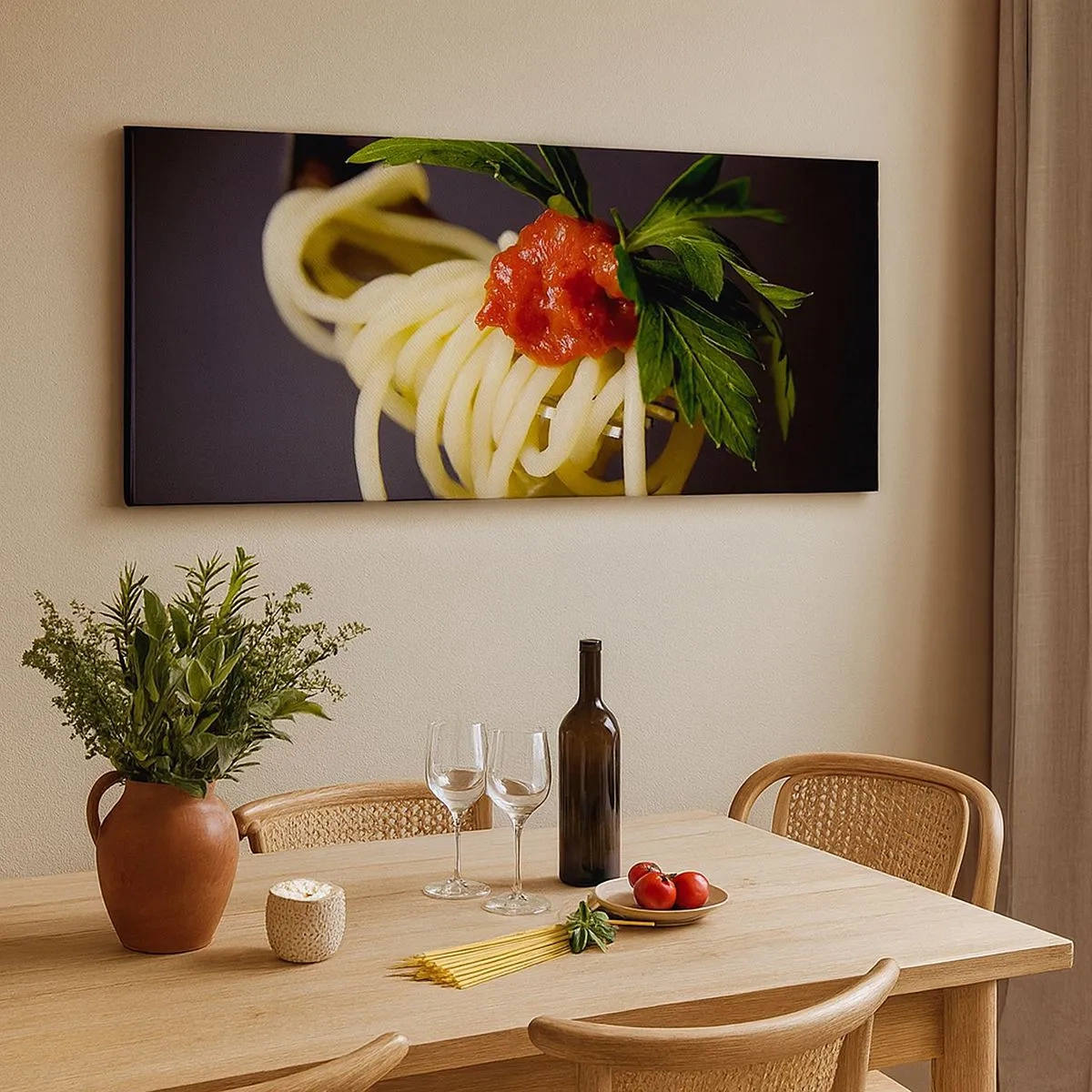 Canvas picture - Tasty Bite - 100x40 cm