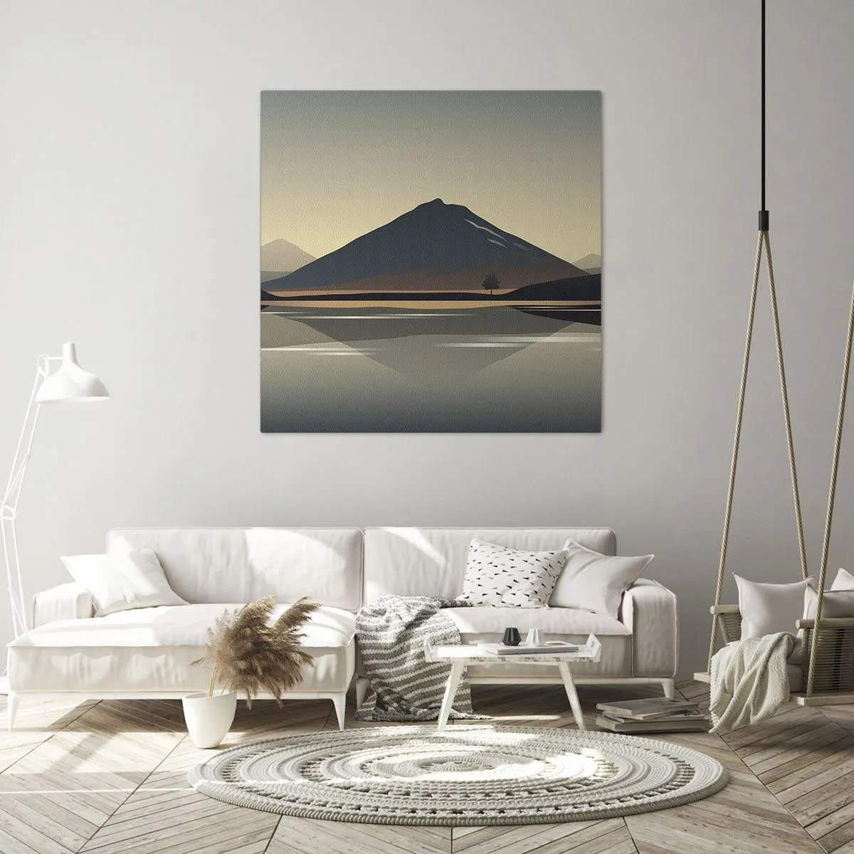 Canvas picture - Mirror Image - 70x70 cm