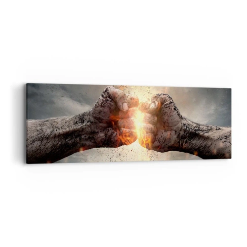 Canvas picture - Stand Up and Fight - 90x30 cm
