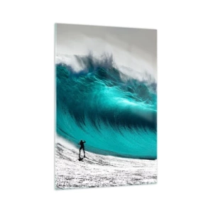 Glass picture - Challenge Accepted - 70x100 cm