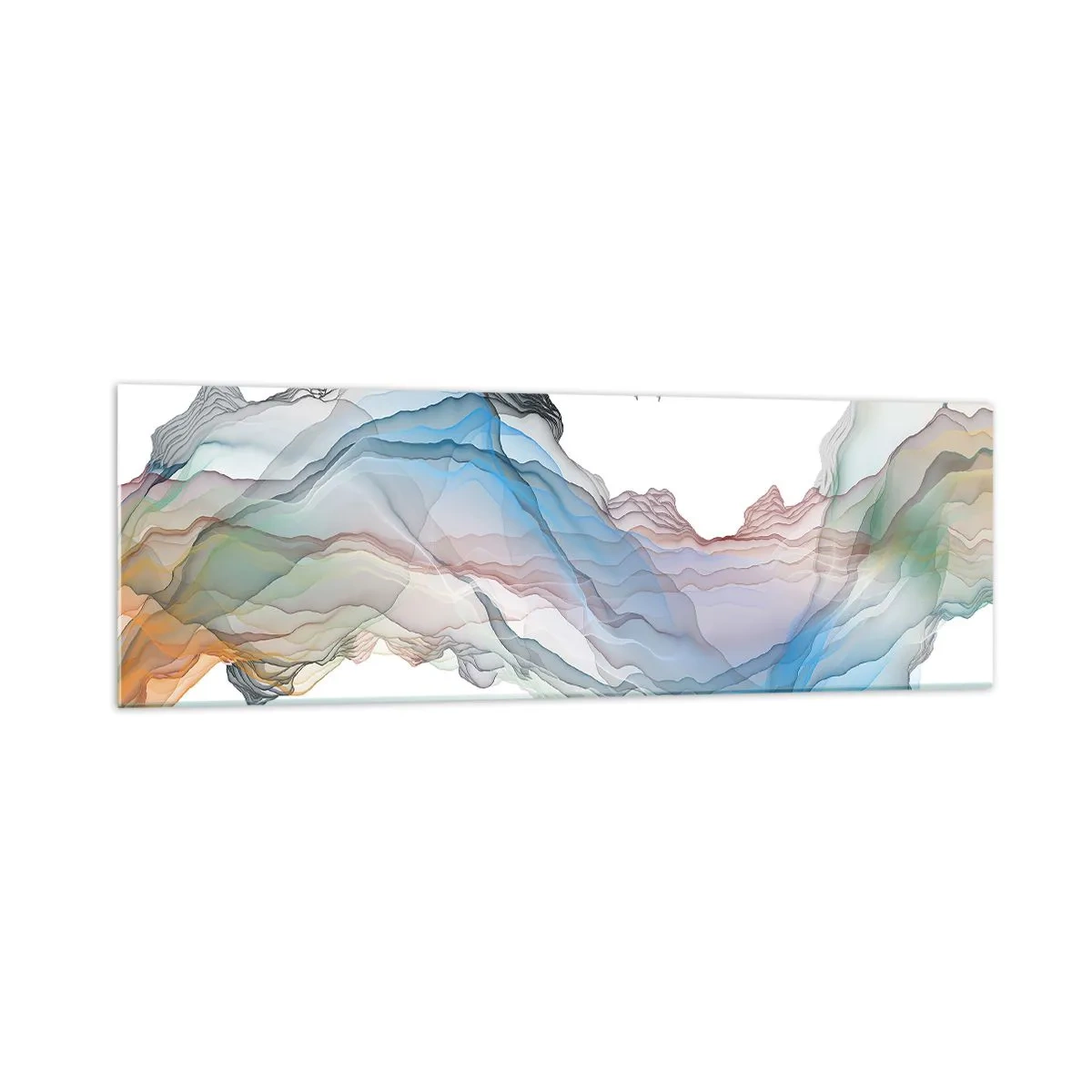 Glass picture - Towards Crystal Mountains - 160x50 cm