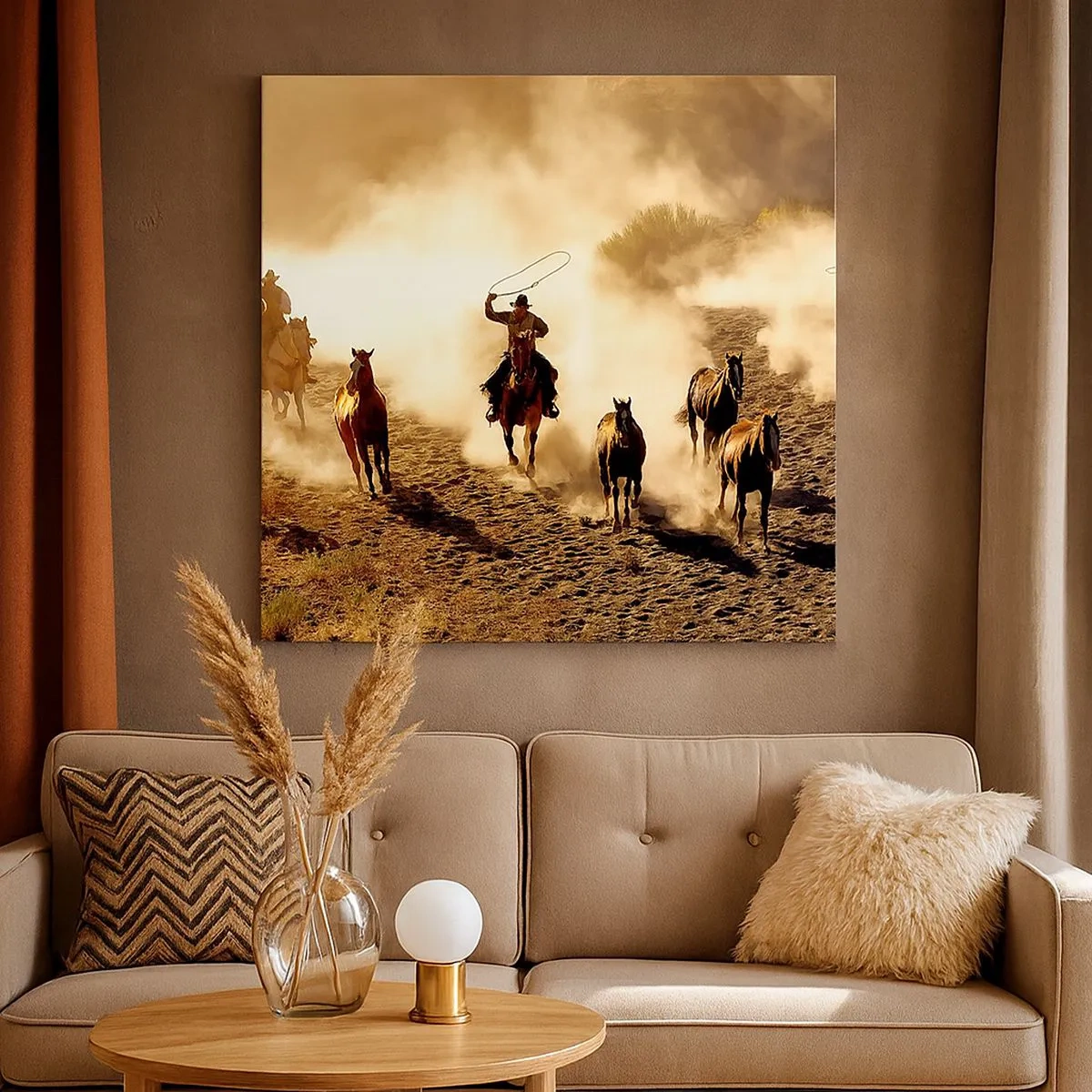 Canvas picture - Really Wild West - 30x30 cm