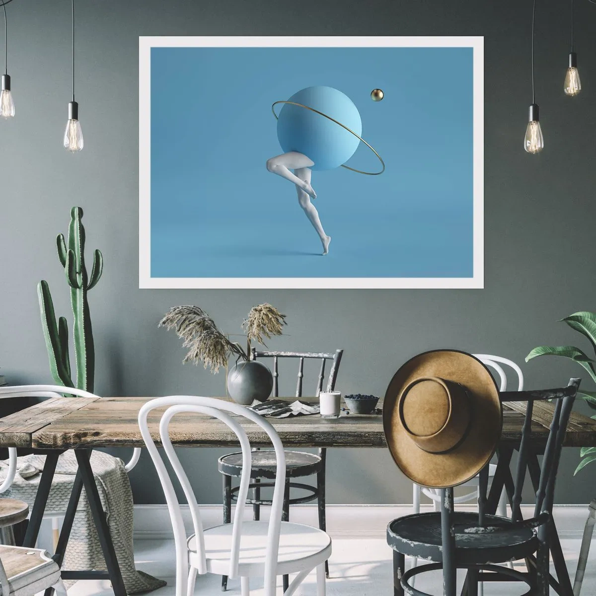 Poster - And Planets Are Going Crazy - 50x40 cm