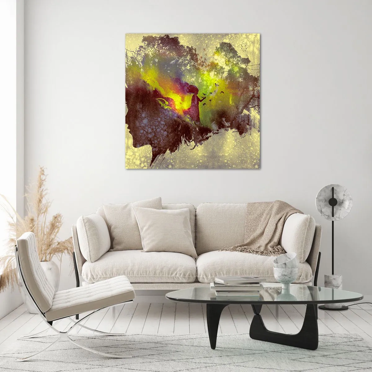 Glass picture - Mother Nature - 30x30 cm