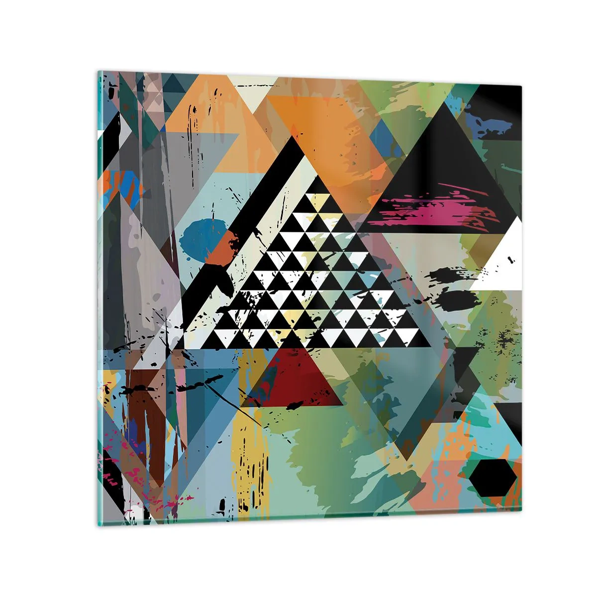 Glass picture - It is So Simple - 60x60 cm