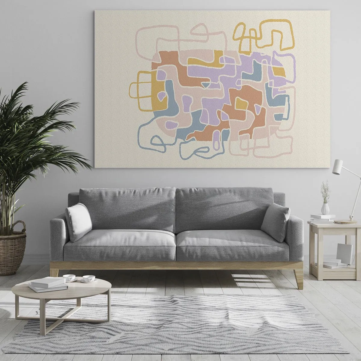 Glass picture - Maze - Joyful Adventure - 100x70 cm