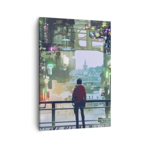 Canvas picture - Two Worlds - 50x70 cm