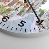 Clock face with numbers