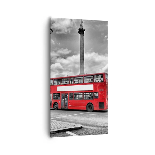 Canvas picture - Real Bloodstream of a City - 65x120 cm