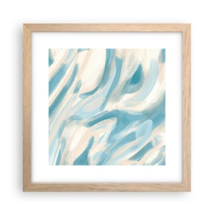 Poster in light oak frame - Whiffs of Spring - 30x30 cm