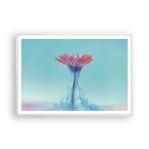 Poster in white frmae - In a Lively Embrace - 100x70 cm