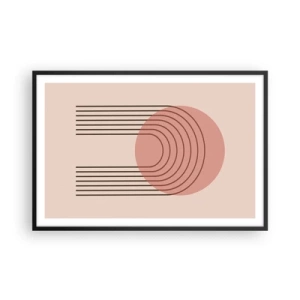 Poster in black frame - Irresistible Attraction - 91x61 cm