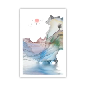 Poster - Towards Crystal Mountains - 61x91 cm
