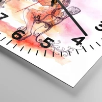 Clock face with numbers