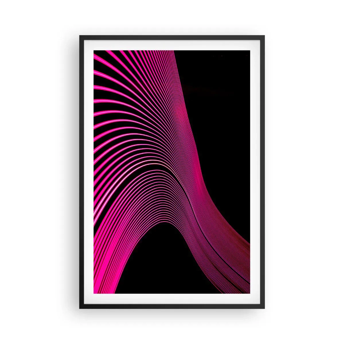 Poster in black frame - Alley of Light - 61x91 cm