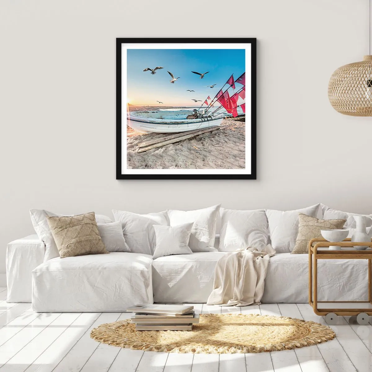 Poster in black frame - Deserved Rest - 30x30 cm