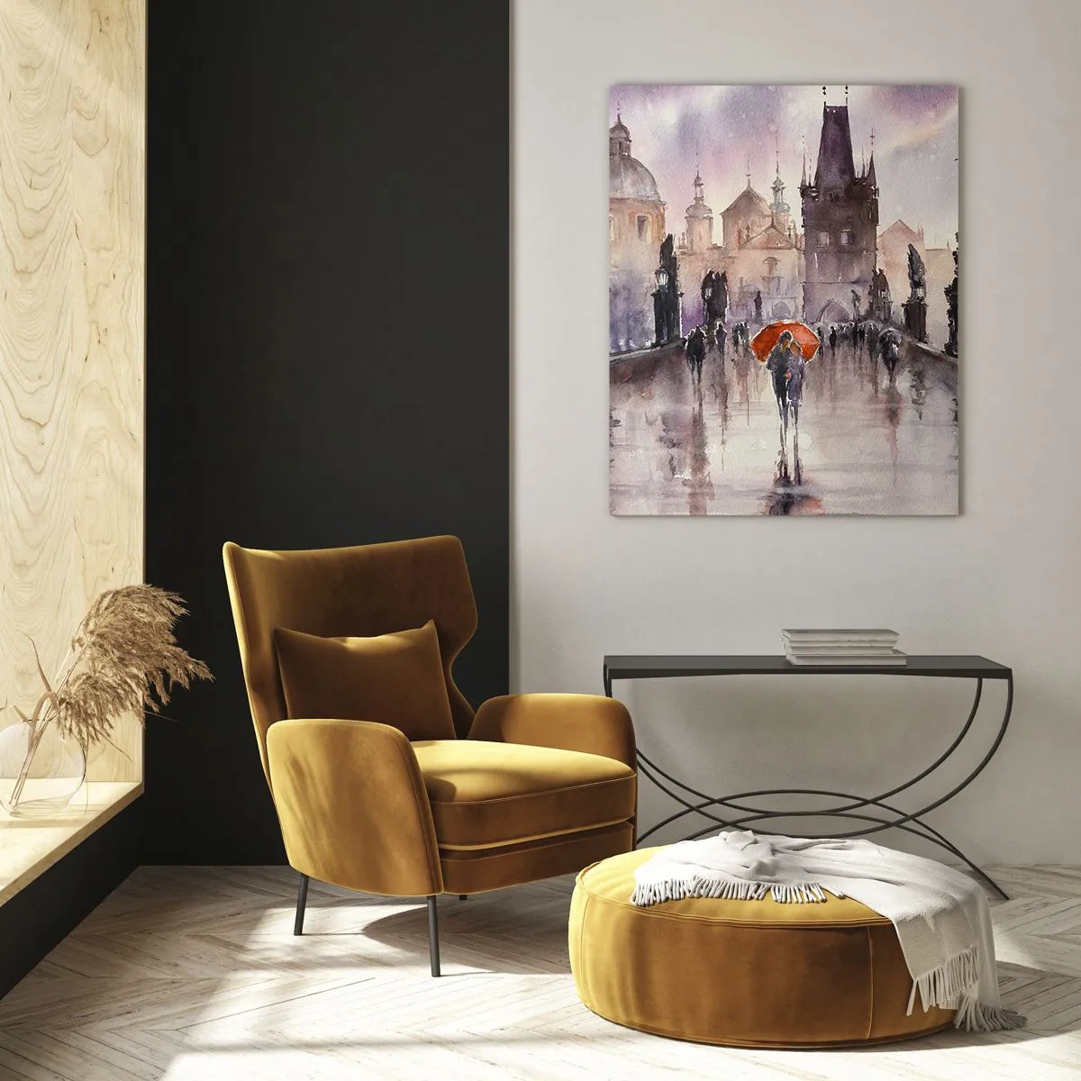 Glass picture - Peaople Don't Change - 50x70 cm