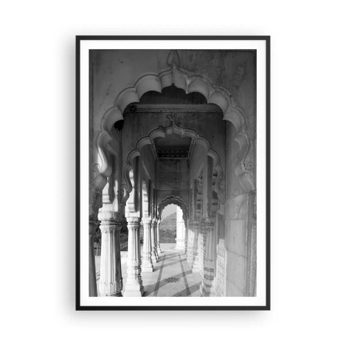 Poster in black frame - This is a Place of Fairytales of the East - 70x100 cm