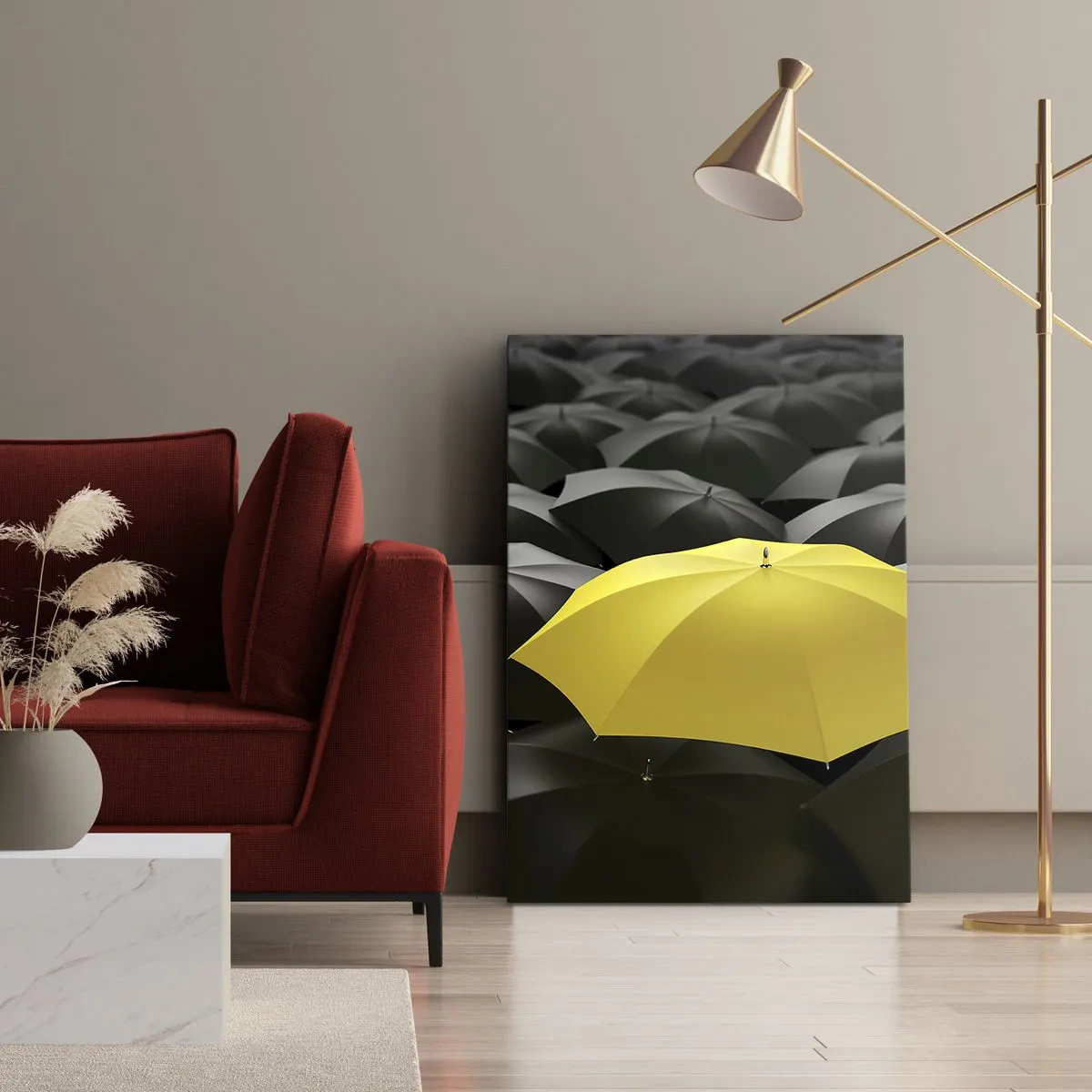 Canvas picture - Goodbye Sadness - 50x70 cm